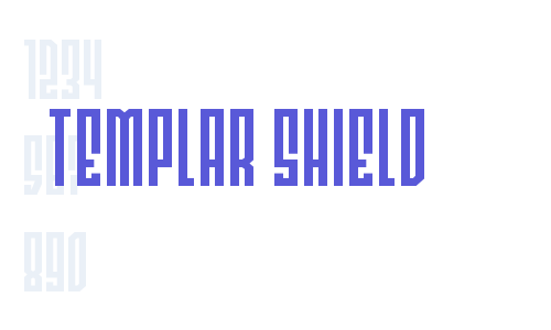 Templar Shield Font Download