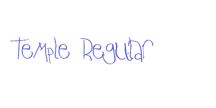 Temple Regular Font Download