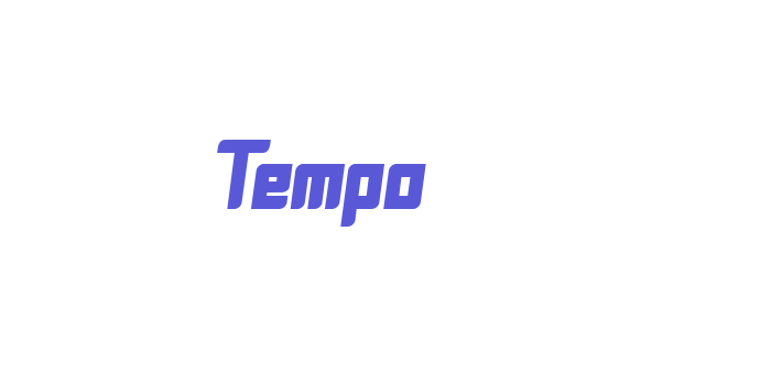 Tempo Font Download