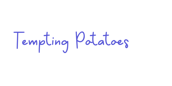 Tempting Potatoes Font Download