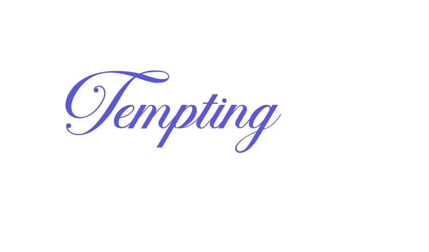 Tempting Font