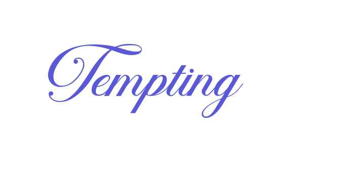 Tempting Font Download