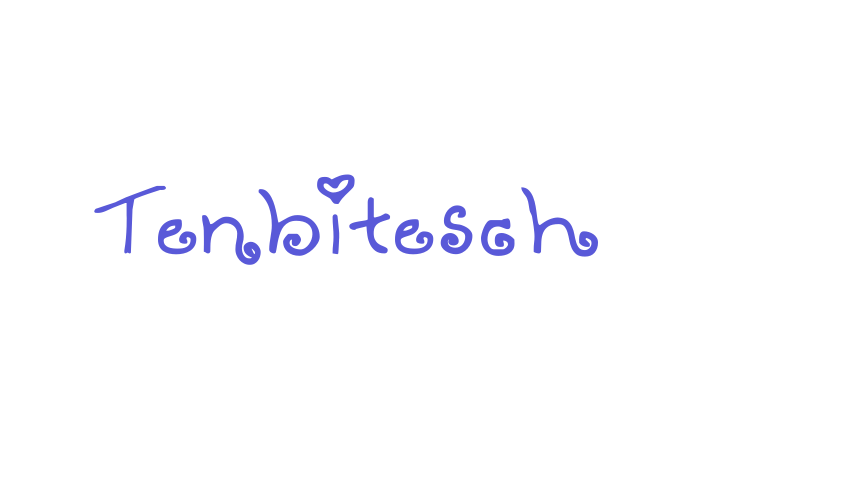 Tenbitesch Font Download