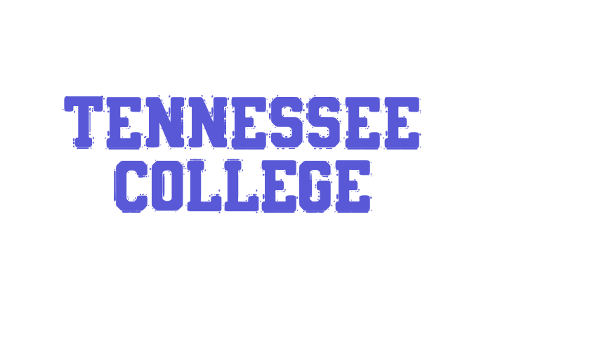 Tennessee College Font