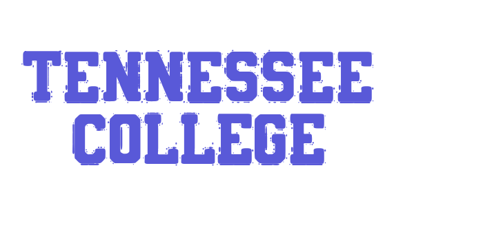 Tennessee College Font