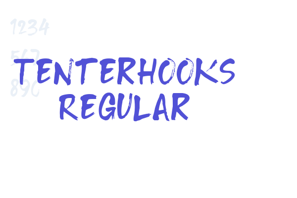 Tenterhooks Regular Font Download