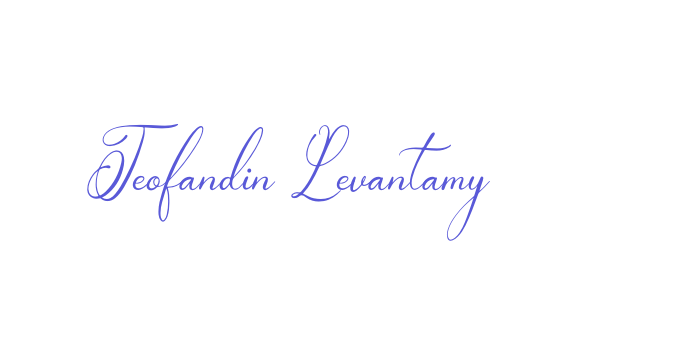 Teofandin Levantamy Font Download