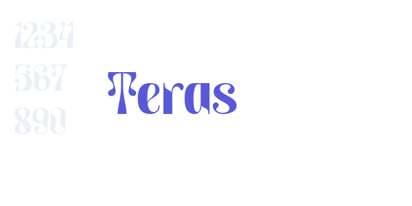 Teras font free