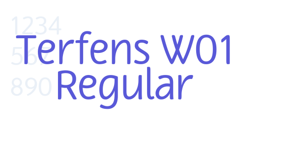 Terfens W01 Regular font free