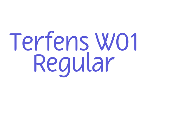 Terfens W01 Regular Font