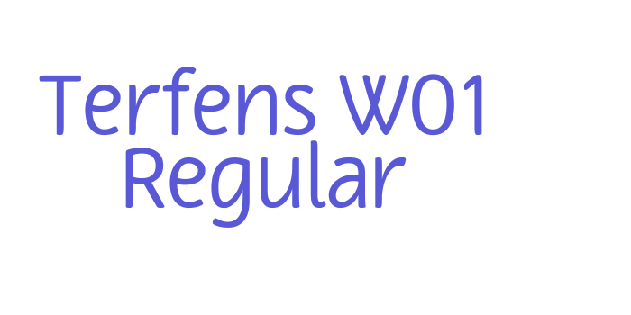 Terfens W01 Regular Font Download