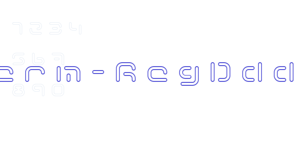 Term-RegDdd font free