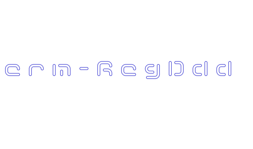 Term-RegDdd Font