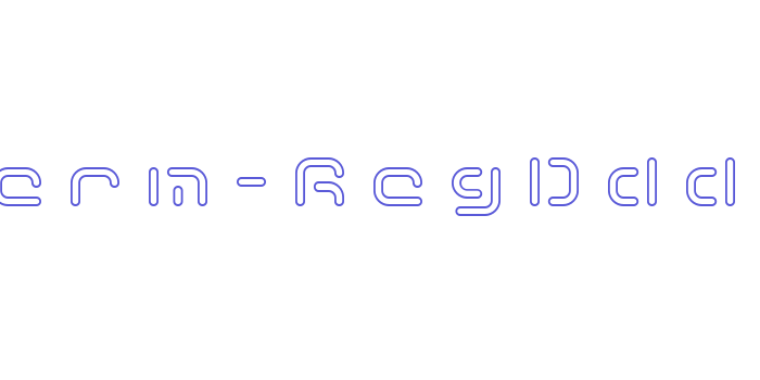 Term-RegDdd Font Download