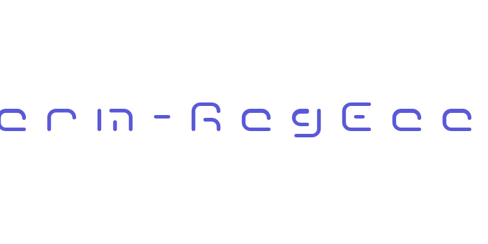 Term-RegEee Font Download