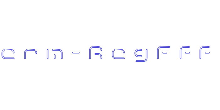 Term-RegFff Font Download