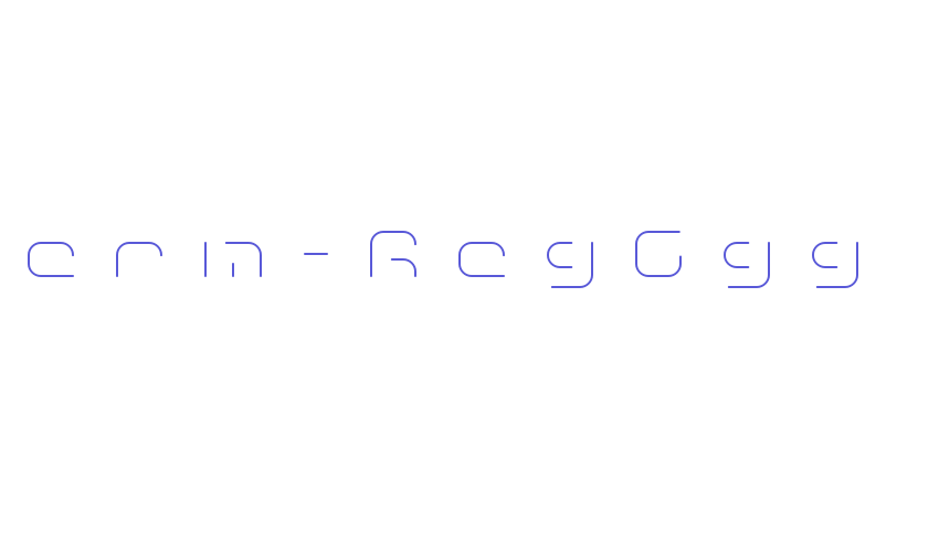 Term-RegGgg Font