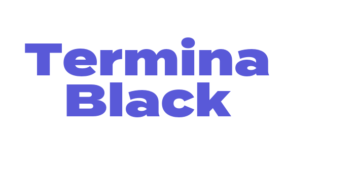 Termina Black Font Download