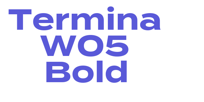 Termina W05 Bold Font