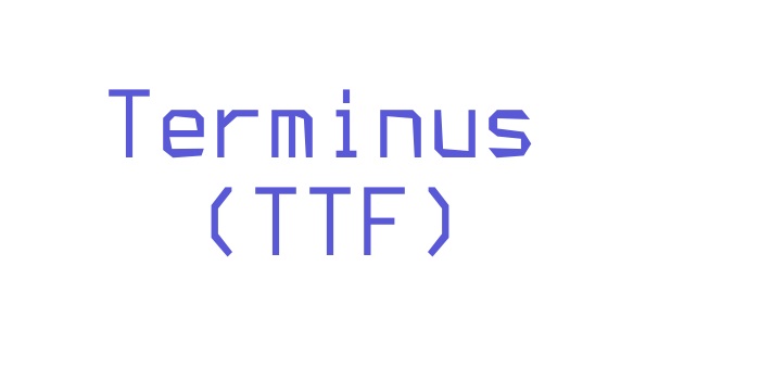 Terminus (TTF) Font