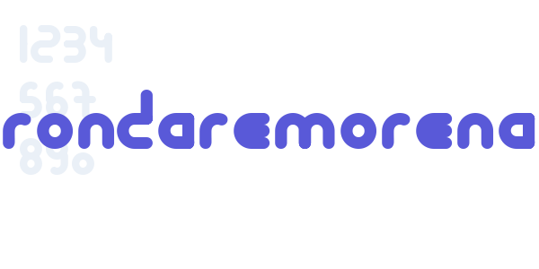 Terondaremorena font free