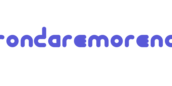 Terondaremorena Font