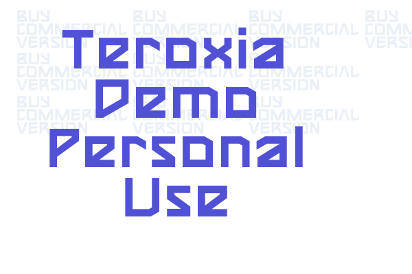 Teroxia Demo Personal Use