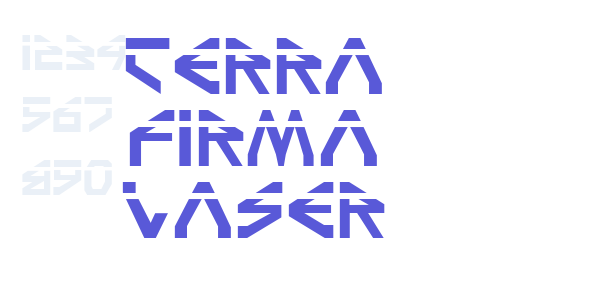 Terra Firma Laser font free