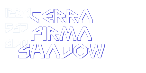 Terra Firma Shadow font free