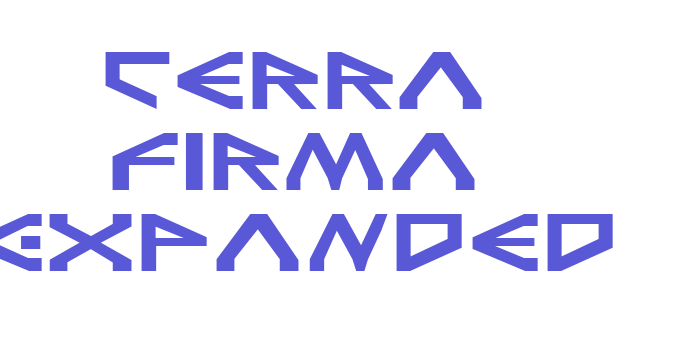 Terra Firma Expanded Font Download