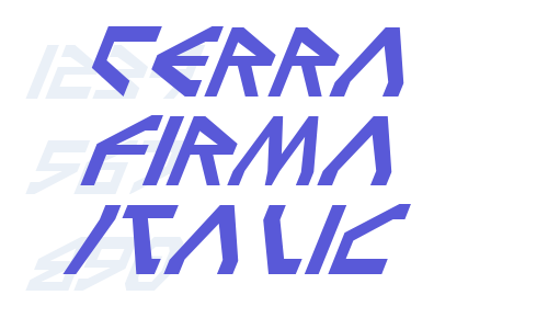 Terra Firma Italic Font Download