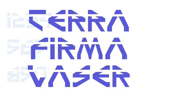 Terra Firma Laser Font