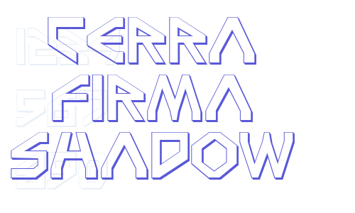 Terra Firma Shadow Font Download