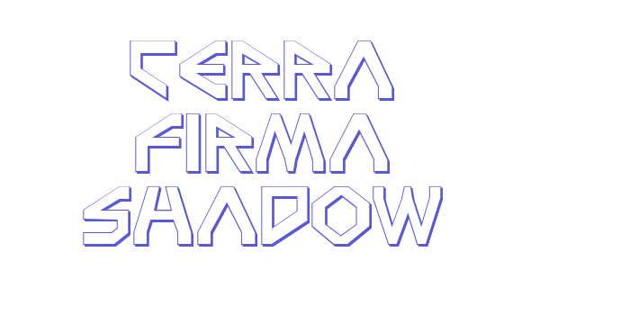 Terra Firma Shadow Font Download