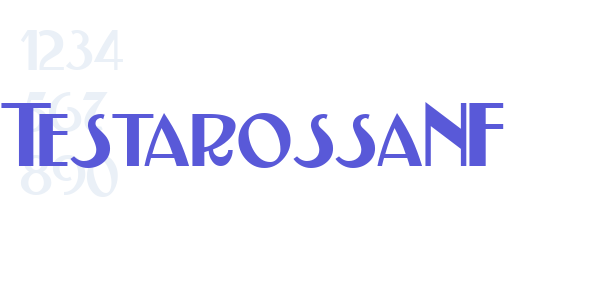 TestarossaNF font free