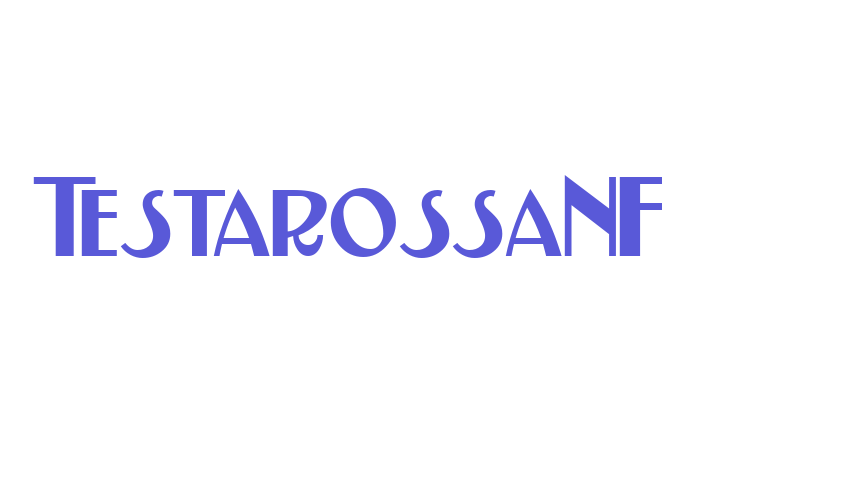 TestarossaNF Font