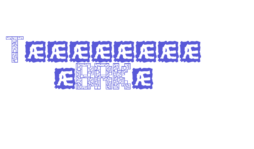 Tetricide (BRK) Font