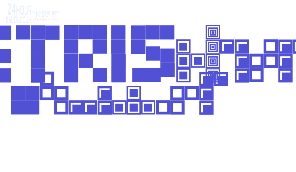 Tetris Blocks-font-download