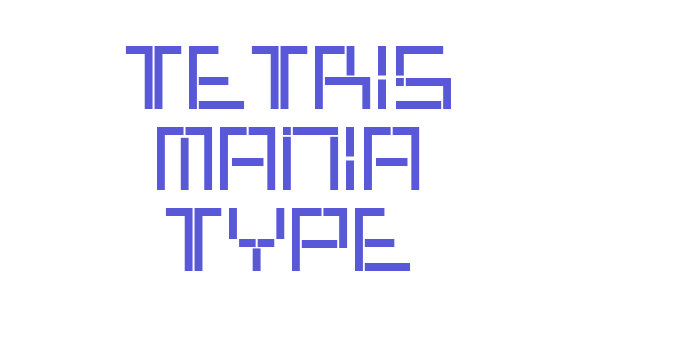 Tetris Mania Type Font Download