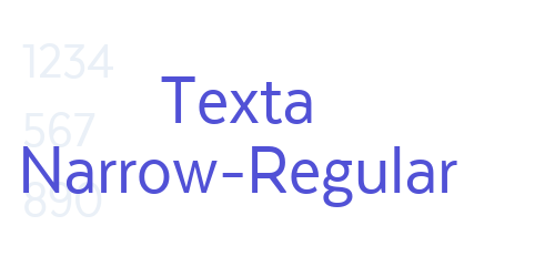 Texta Narrow-Regular-font-download