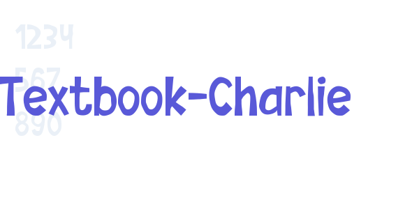 Textbook-Charlie font free