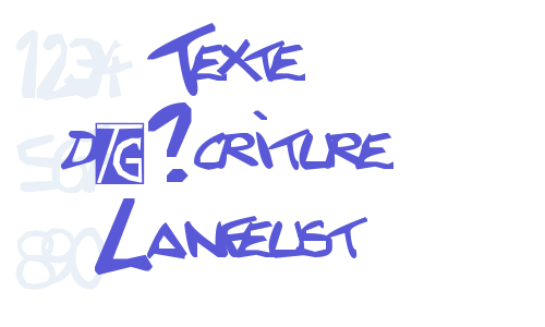 Texte d’?criture Lanfeust Font Download