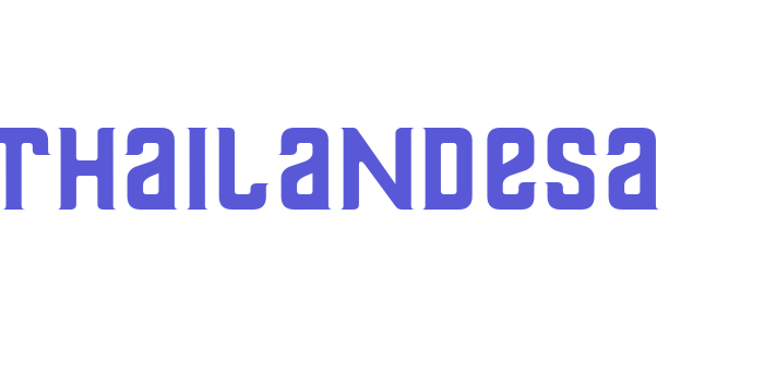 Thailandesa Font