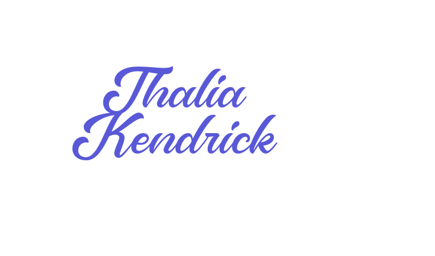 Thalia Kendrick Font