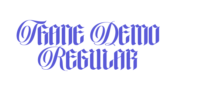 Thane Demo Regular Font Download