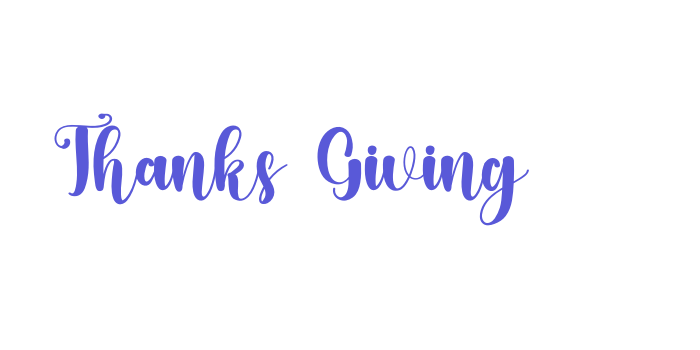 Thanks Giving Font Download