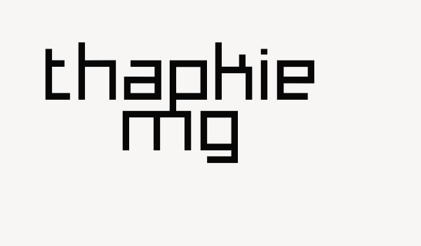 Thapkie MG Font