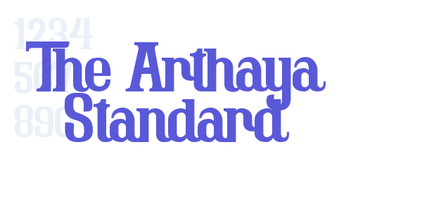 The Arthaya Standard font free