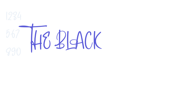 The Black font