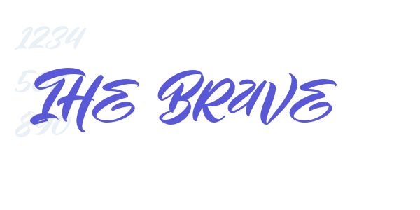 The Brave font free